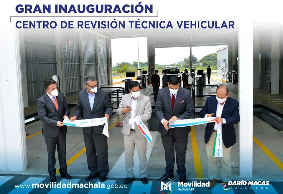 Inauguración del Centro de Revisión Técnica Vehicular de Machala