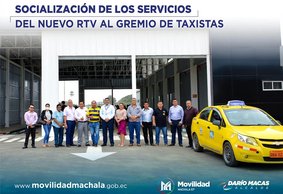 Socialización al gremio de Taxistas