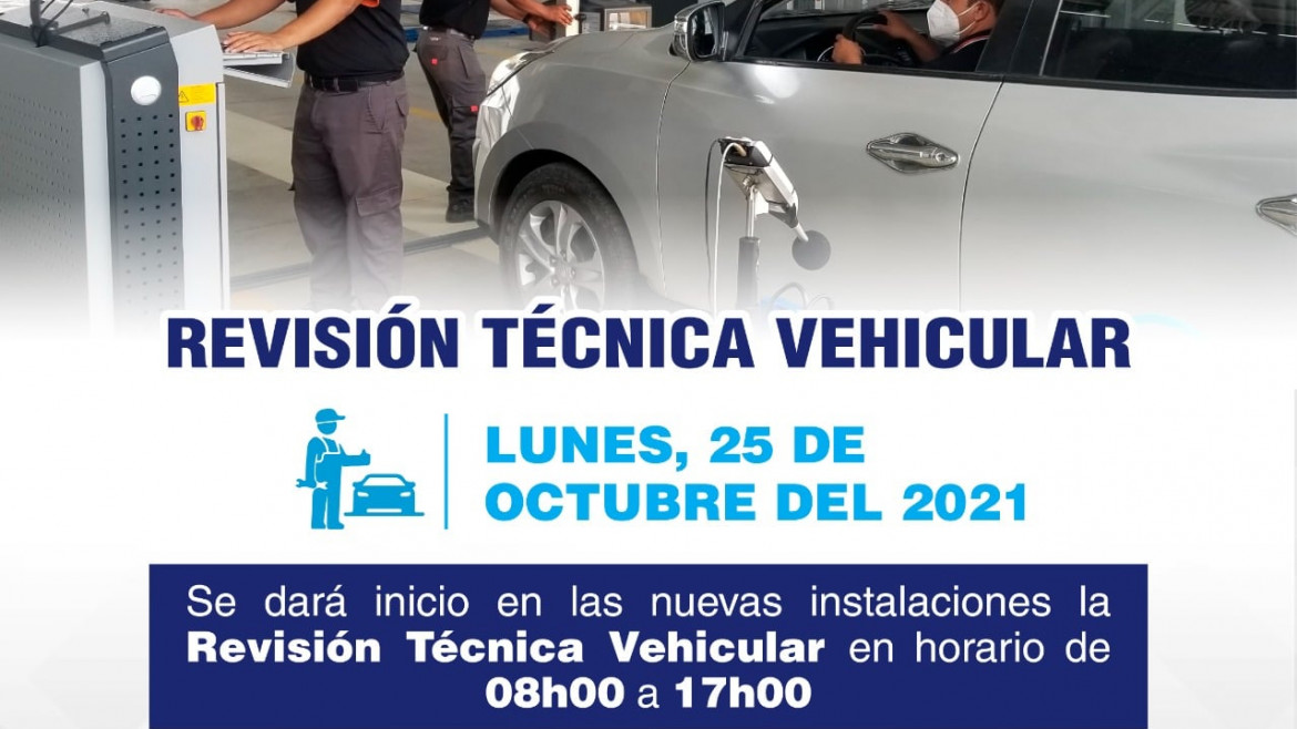 Inicio de la Revisión Técnica Vehicular