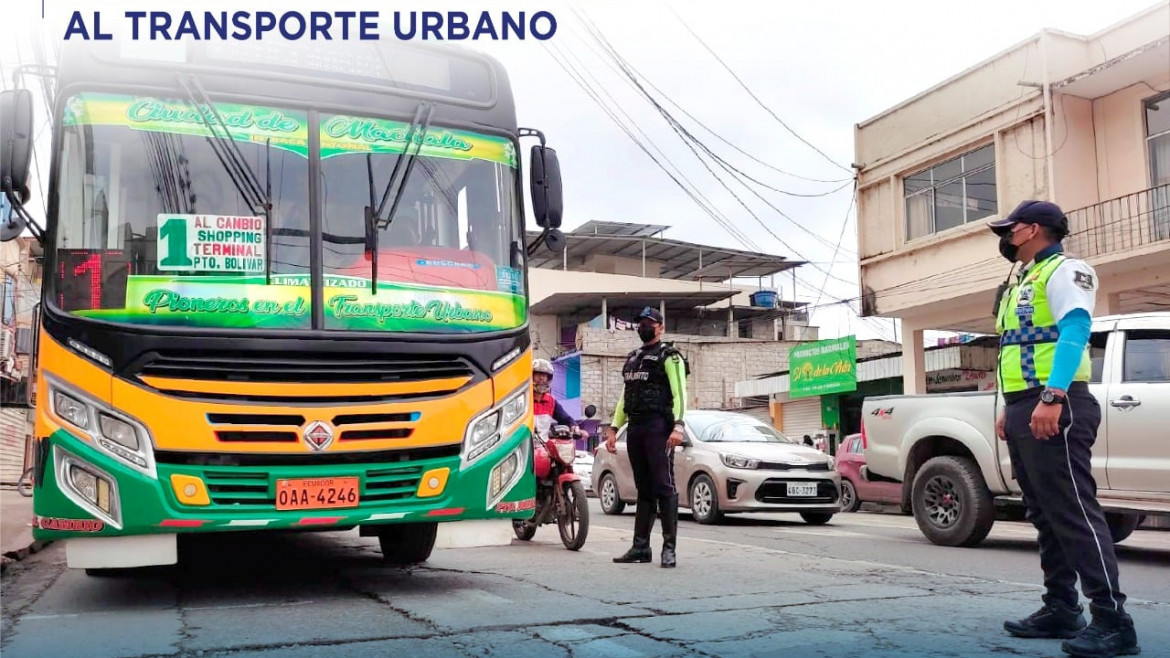 Operativo de Control al transporte urbano