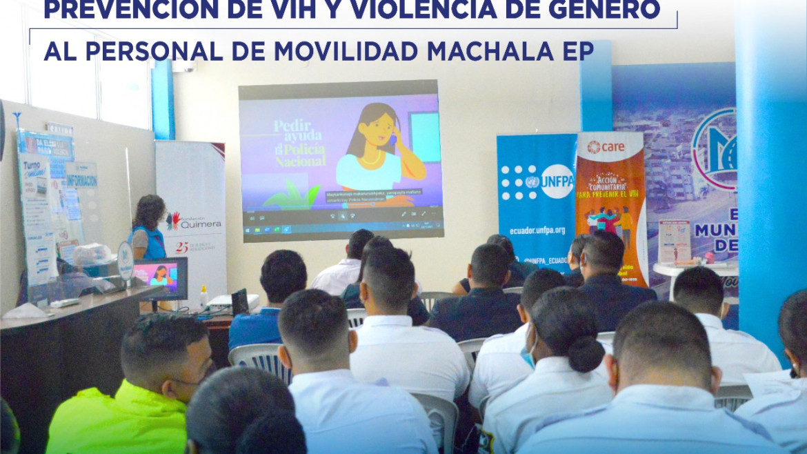 Capacitación al personal de Movilidad Machala EP