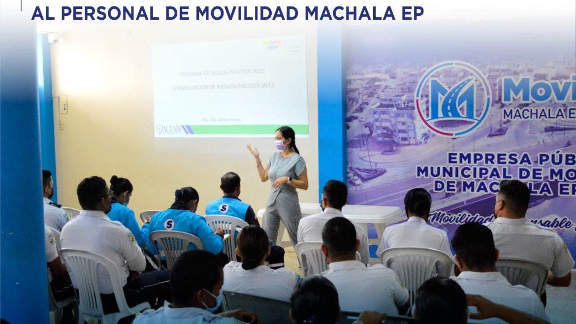 Capacitación al personal de Movilidad Machala EP