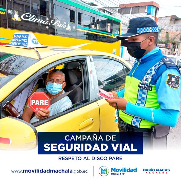 Campaña del respeto al disco «PARE»